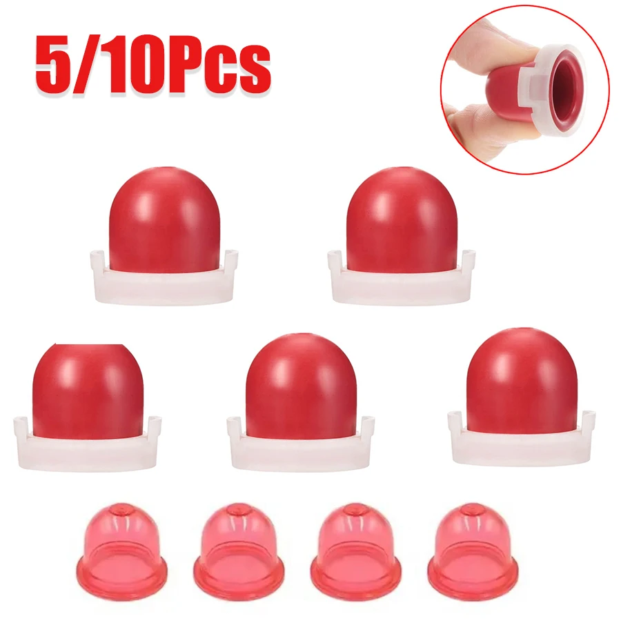 

5/10Pcs Red Carburetors Oil Primer Bulb Pump Cup For Briggs/stratton 694394 494408 Fits Sprint & Classic Engines Mower Parts