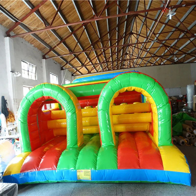 

Outdoor Inflatable Obstacle Course Kids Playground Inflatable Amusement Equipment