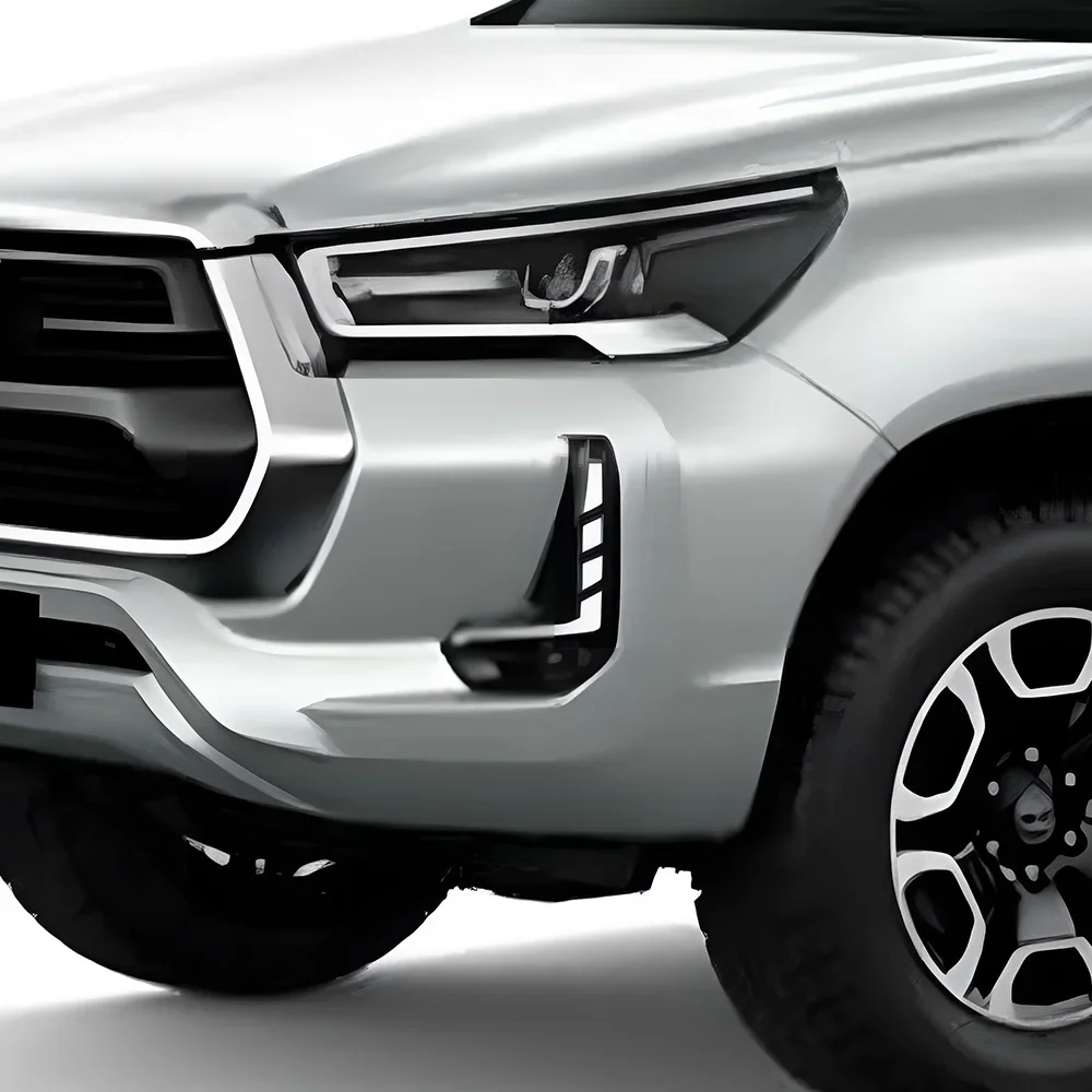 

For Toyota Hilux Revo 2024-2025 Front Bumper Fog Light Upgraded Dynamic Car LED Daytime Running Lights High-Quality Tools