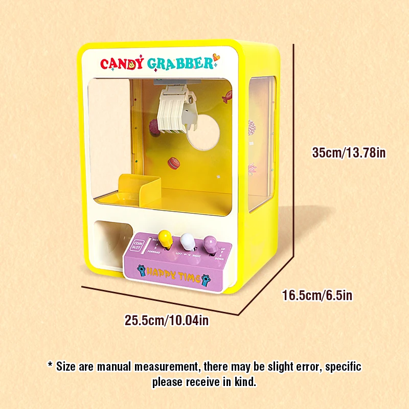 Electronic Mini Claw Machine Music Catch Candy Doll Machine Kids Interactive Game Toys Claw Arcade Crane Boy Girl Birthday Gifts view 6