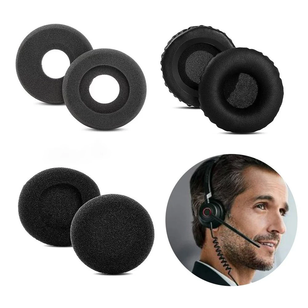 1Pair Replacement foam Ear Pads pillow Cushion Cover  for Plantronics C3225 3220 320/3210 H251/261 Headphone Headset EarPads