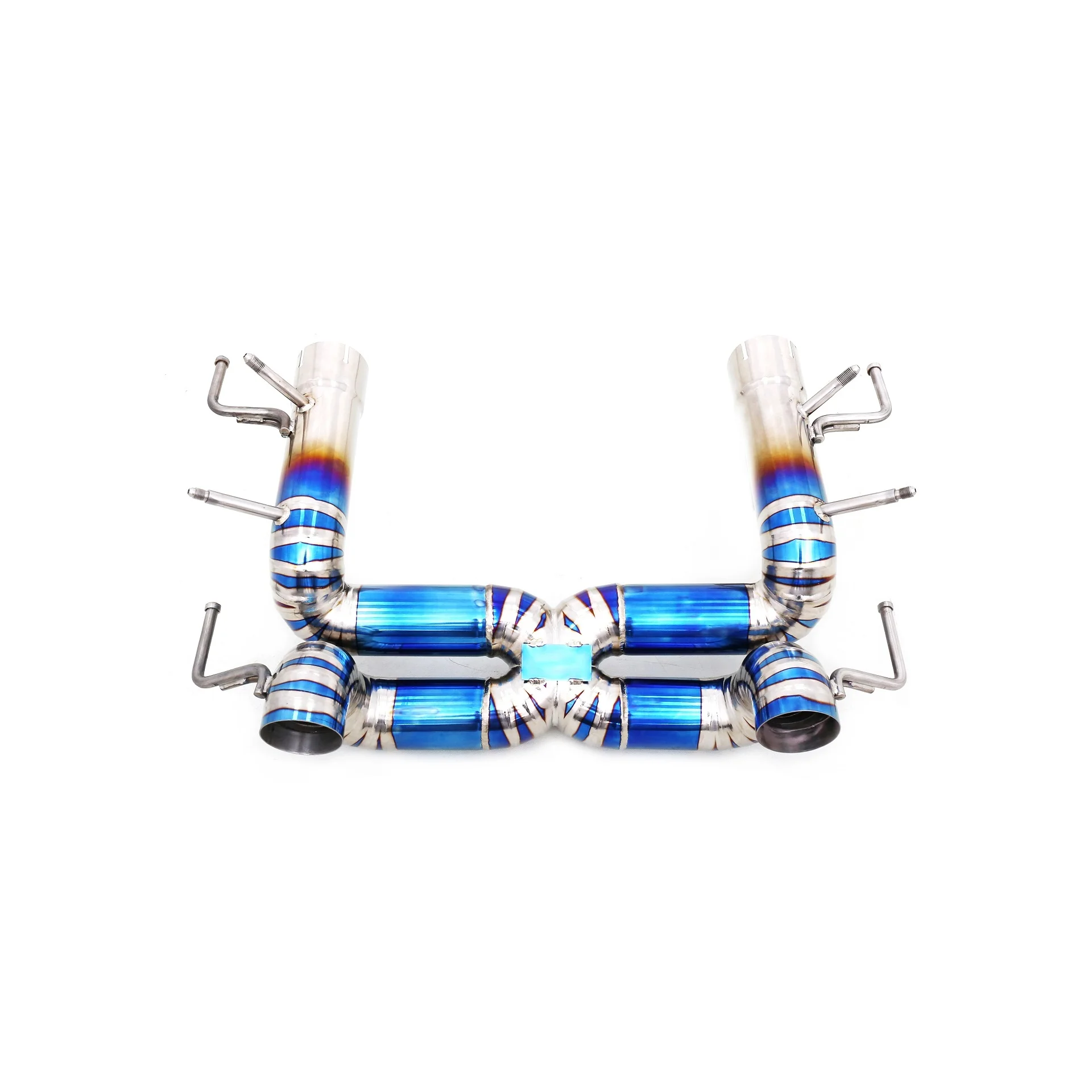Premium Quality Custom Designed Titanium Valved Mirror Polished 1.2mm Thick Exhaust System Perfect Fit Exhaust Pipes