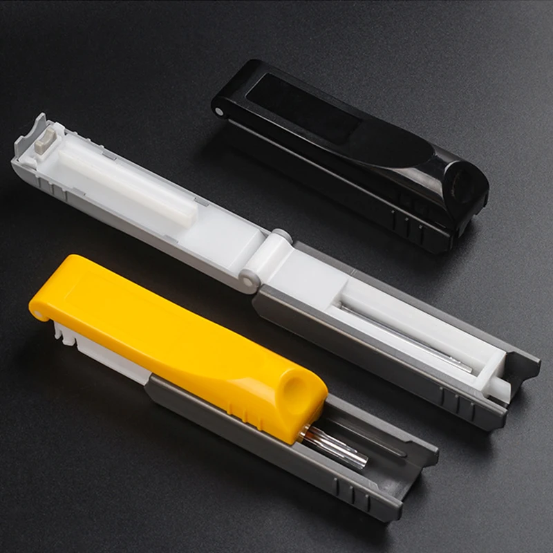 6.5mm/8mm Single Tube Cigarette Filling Roller Manual Cigarette Rolling Machine Tobacco Injector Maker Smoking Tool Color Random