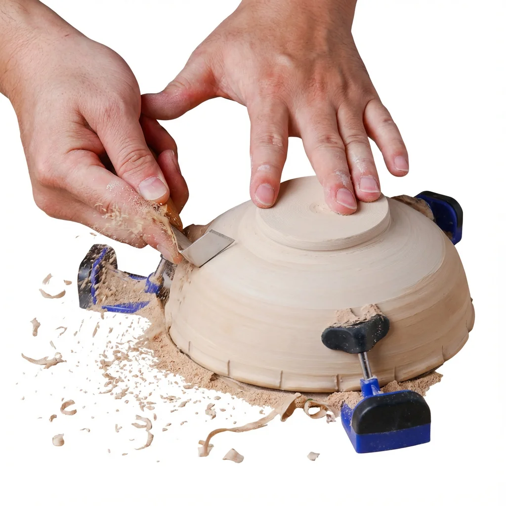 Ceramic Triangle Trimming Chuck Auto Centering Pottery Tool for Beginners Teaching Essential for Vases Bowls Cups