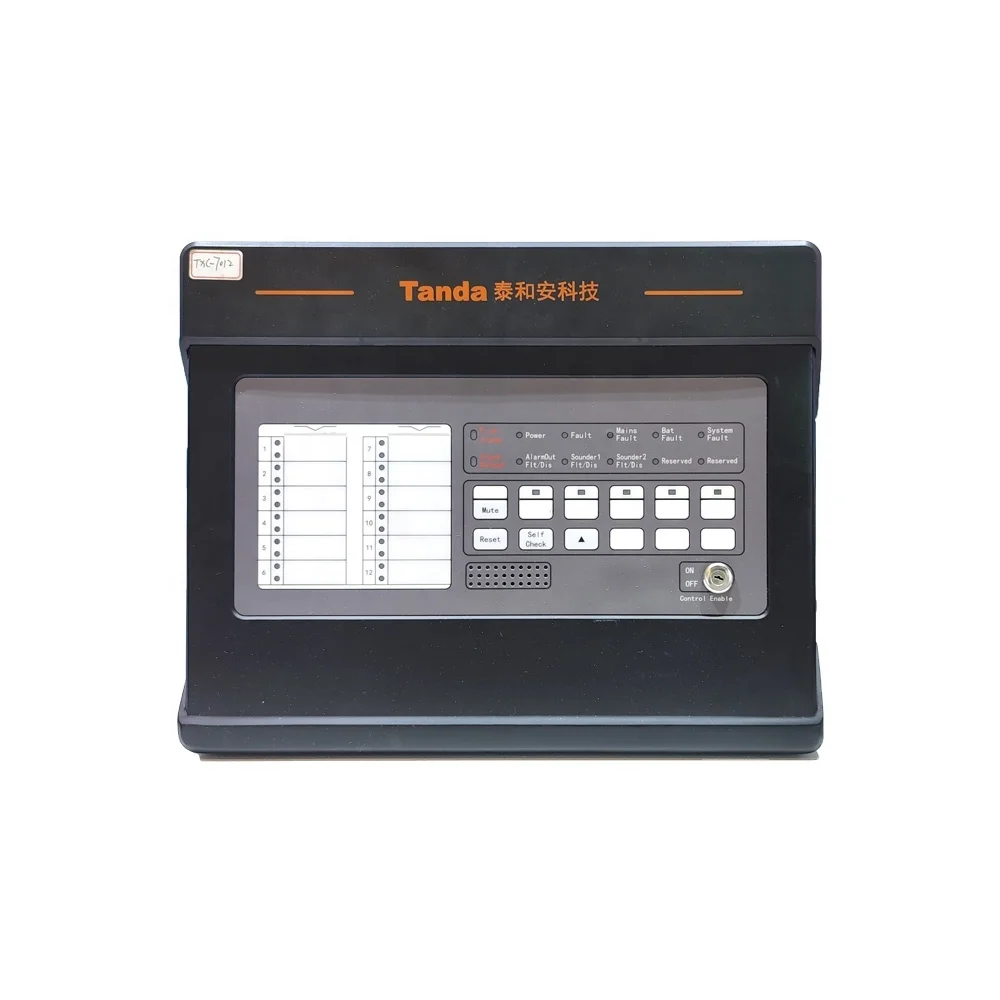 

Tanda TXC7001 Conventional Fire Alarm Control Panel System With LCD Display