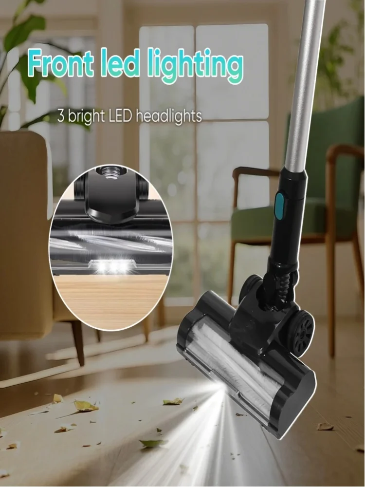 3800W 30KPa Bürstenloser Akku-Staubsauger, 2-in-1 Handstaubsauger mit 1,5L großem Staubbehälter, LED-Licht, 5-stufige HEPA-Filtration, kompatibel mit Makita 18V Akku für Zuhause, Auto, Büro