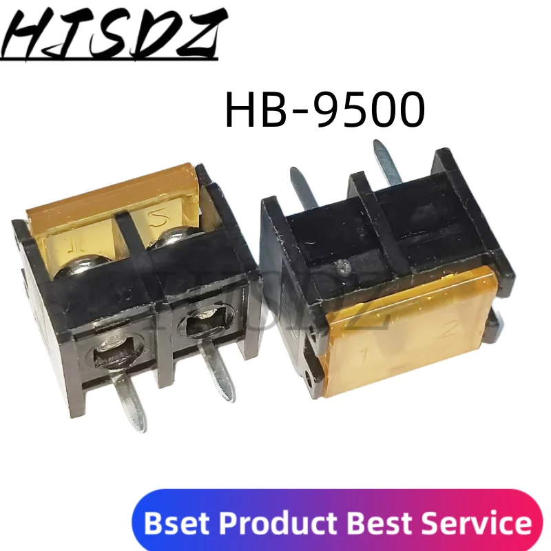 2/5uds HB9500-2P 3P 4P 5P 6P 7P 8P 9P 9P 10Pin PCB Bloque de terminales de tornillo conector HB-9500 300V 30A tapa Terminal paso