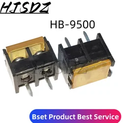 2/5uds HB9500-2P 3P 4P 5P 6P 7P 8P 9P 9P 10Pin PCB Bloque de terminales de tornillo conector HB-9500 300V 30A tapa Terminal paso