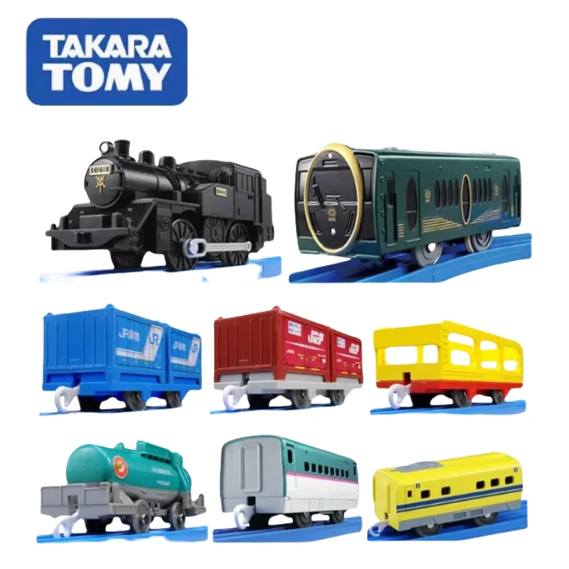 TAKARA TOMY TOMICA Purolu electric train carrying cargo car accessories Model toy Japanese version for a child\'s birthday gift.