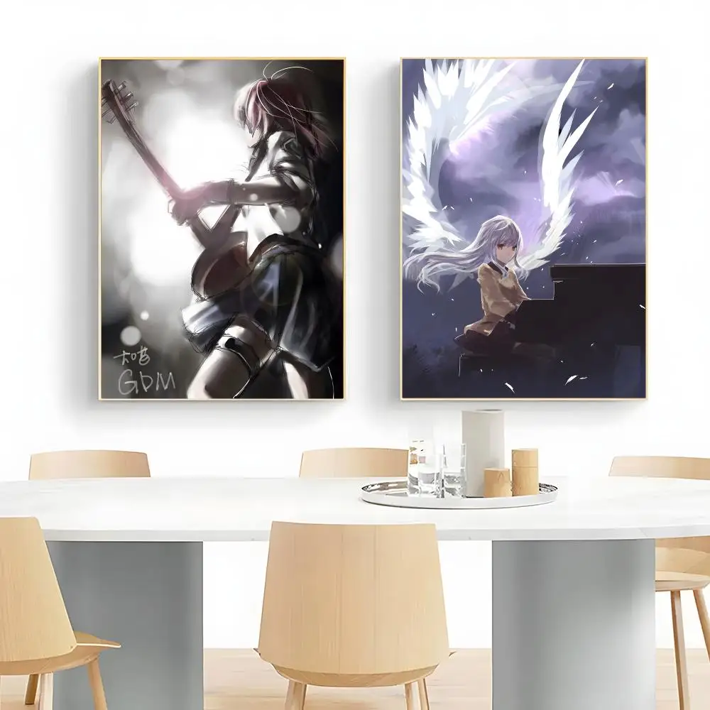 Anime Fantasy Angel Beats Poster Wall Art Print Decorative Mural Home Decor Gift Unframed