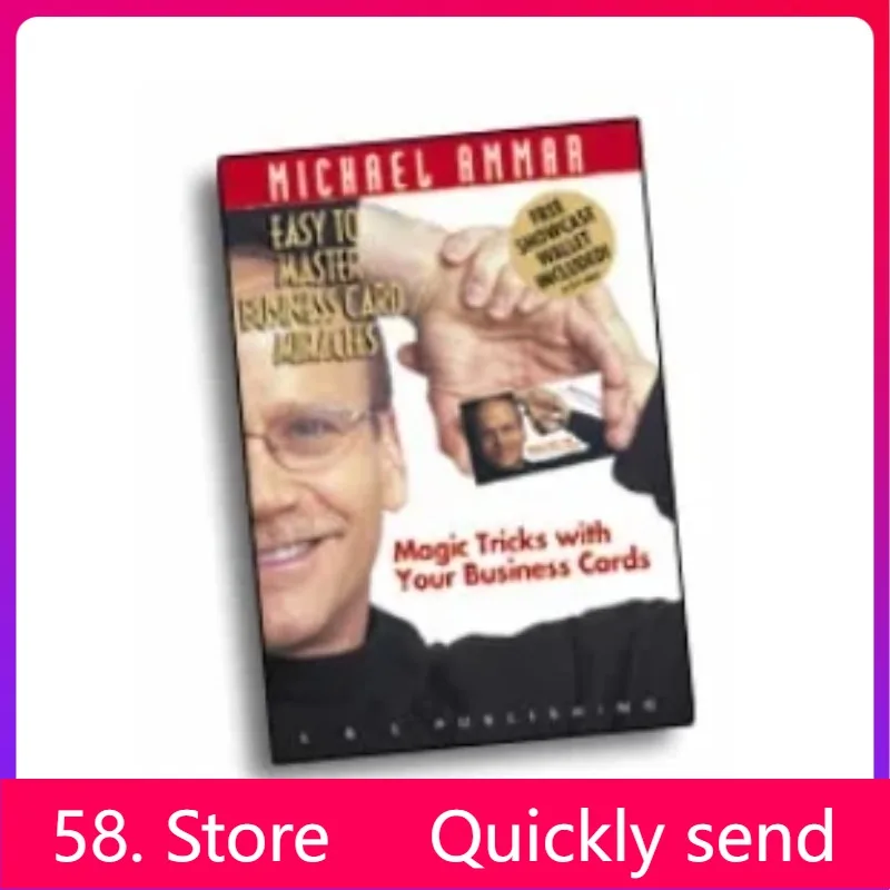 New 2025 Business Card Miracles by Michael Ammar - Magic tricks  ( 58 Store Download )