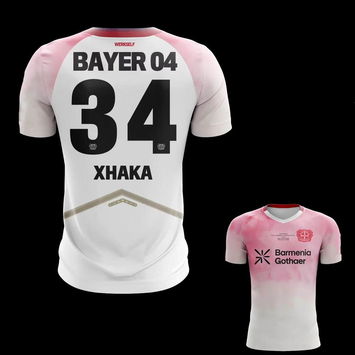 

2025 новый стиль No 34 Granit Xhaka, реплика футбольного джерси, мужская и женская спортивная футболка, удобная дышащая футболка, модная 3D одежда