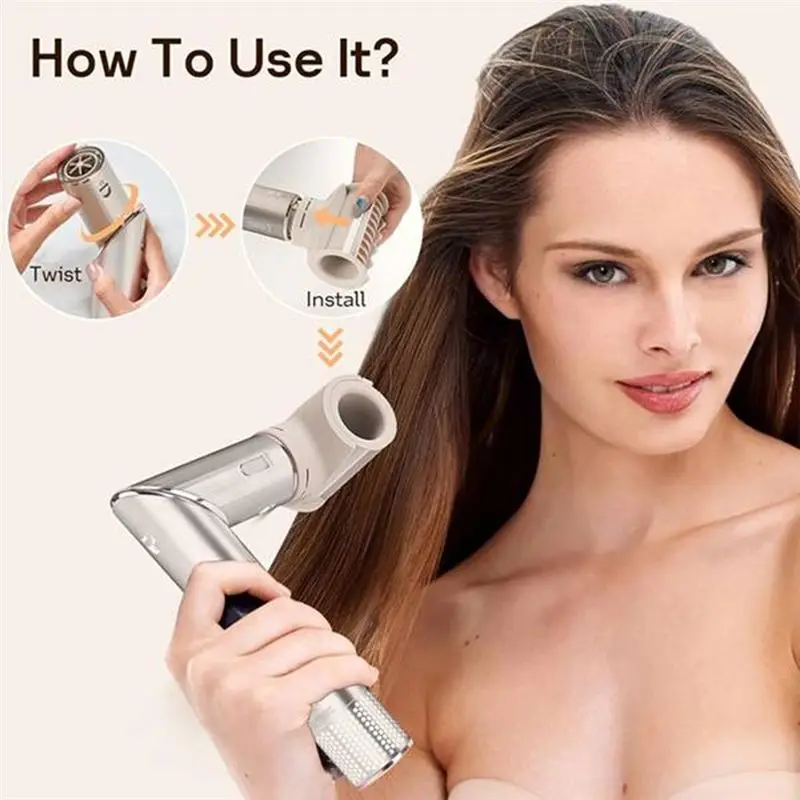 AD-Styling Anti-Flying Nozzle& Paddle Brush For Shark Flexstyle Hair Dryer Attachments Styling Drying Tools 4