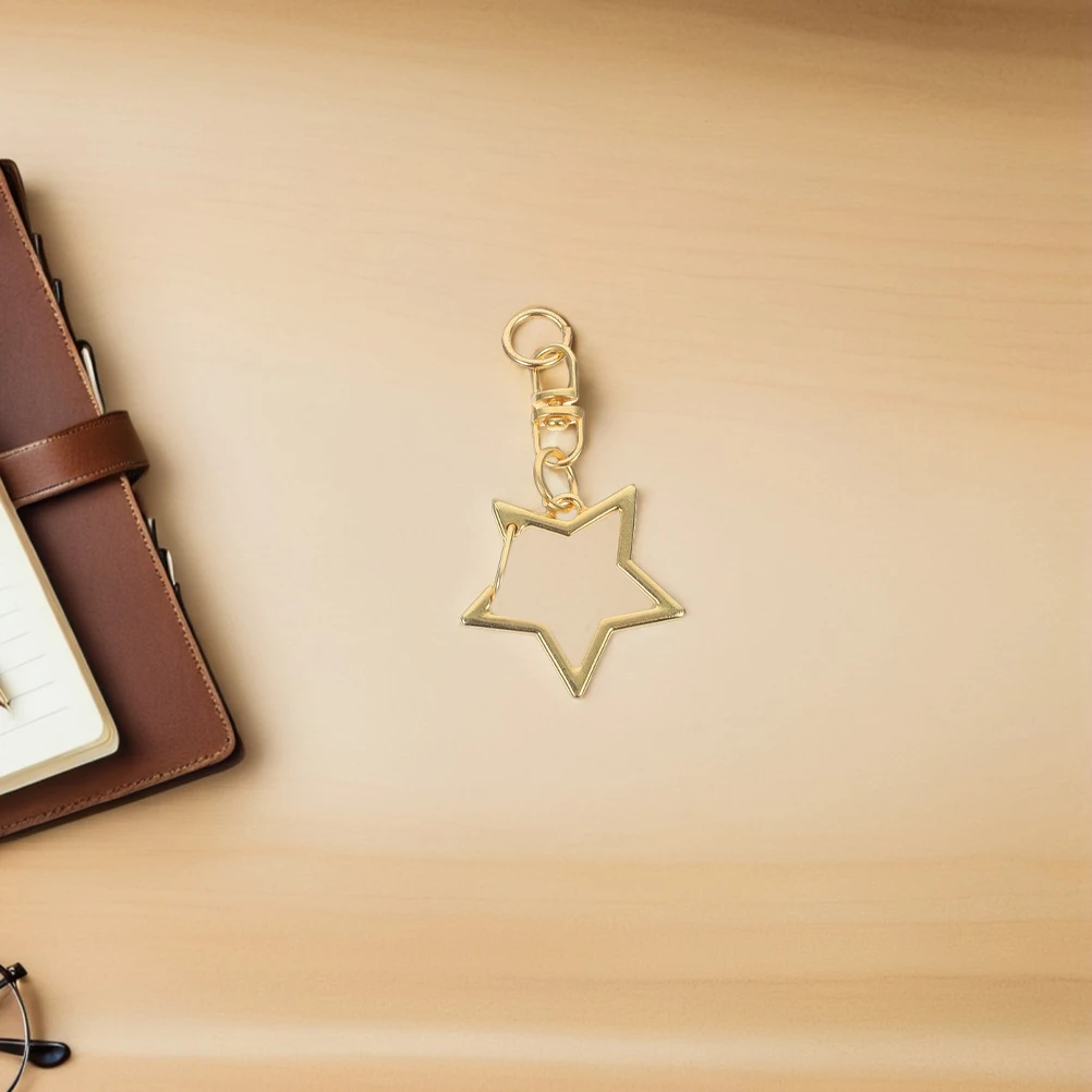 

50 шт., металлические зажимы для ключей в форме звезды с пружинной застежкой, уникальный гальванический дизайн для изготовления ювелирных изделий своими руками, модные аксессуары