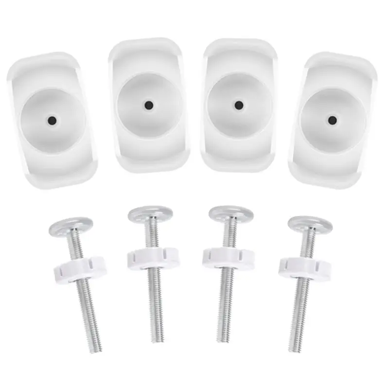 

ABZZ-Gate Adapter 4PCS Gate Threaded Spindle Rod Pressure Gate Replacement Parts Screw Mounted Bolts Kit For Pets Gates