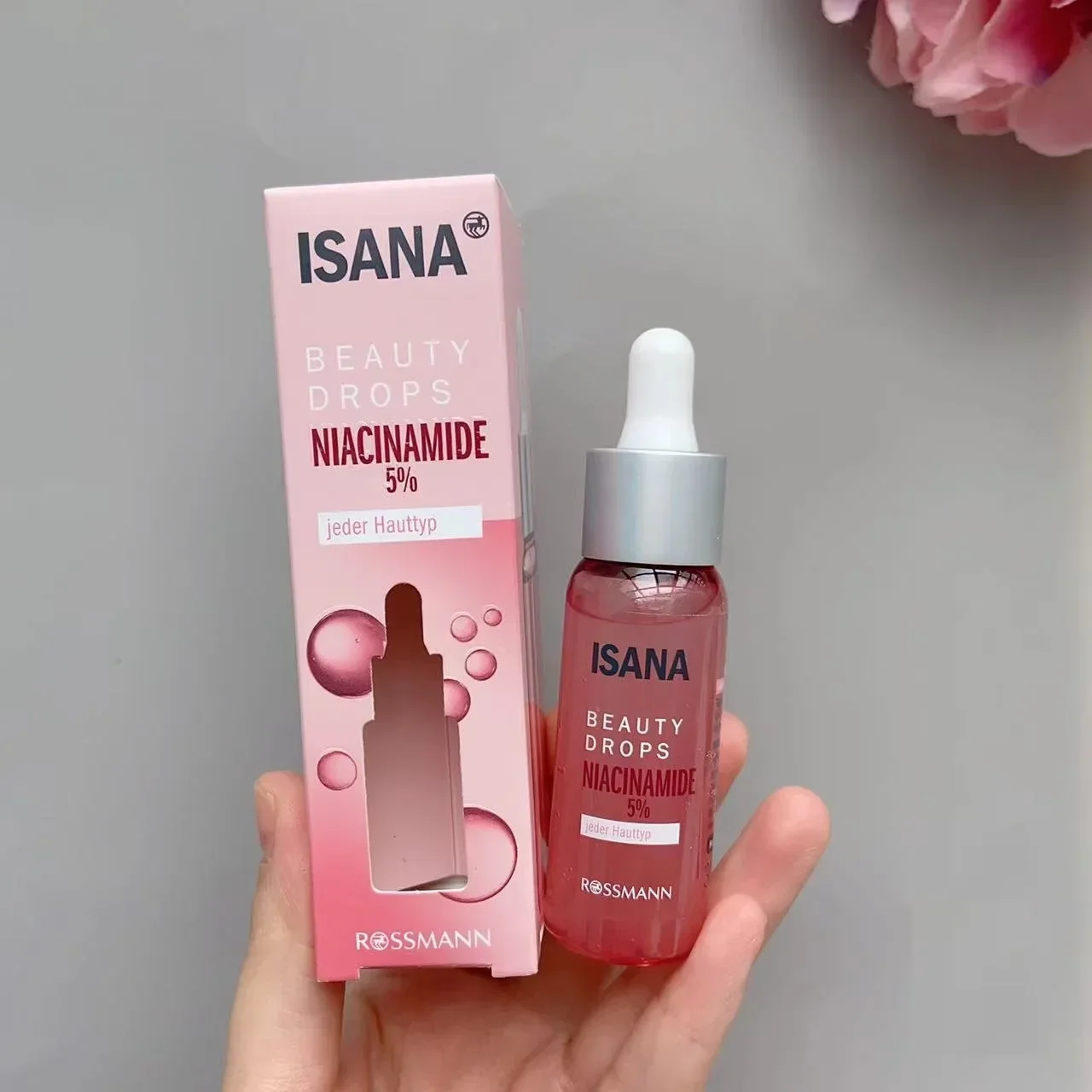 

Germany ISANA Niacinamide Facial Serum 30ml Nourishing Moisturizing Repairing Illuminate Skin Whiten Product Brighten Skin Tone