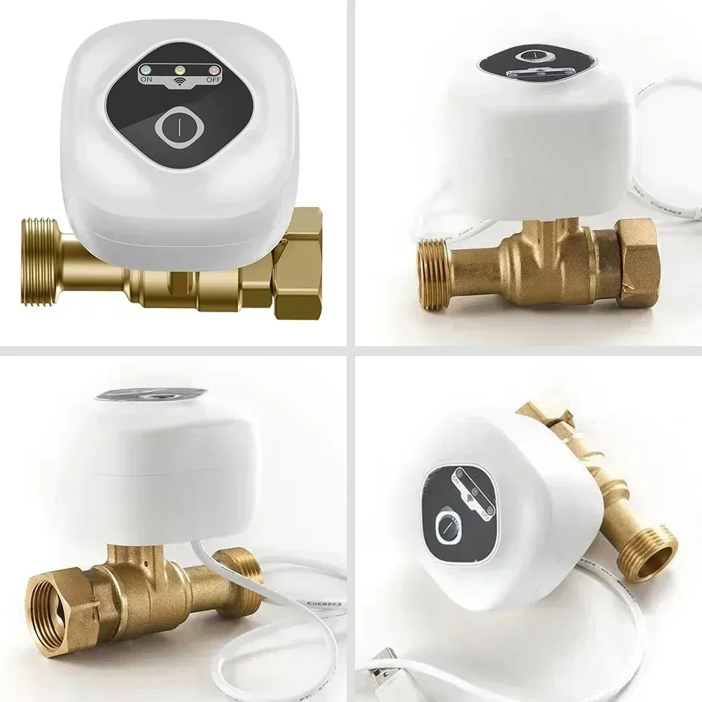 

Умный водяной клапан Wi-Fi DN15/DN20/DN25 eWelink App Control Беспроводной автоматический водонепроницаемый шаровой клапан, совместимый с Alexa Salute