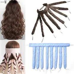 Hitze freie Lockens tange Stirnband keine Hitze Locken wickler Locken wickler schlafen weiche Locken Bar Wellen bildner Haars tyling Werkzeuge Band