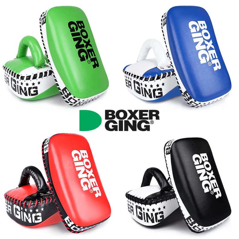 Foot Target Sport Training Boxing Muay Thai Kick Pad Training Shield Curve Pads Punch MMA Fight Punching Bag Durable 5 colors