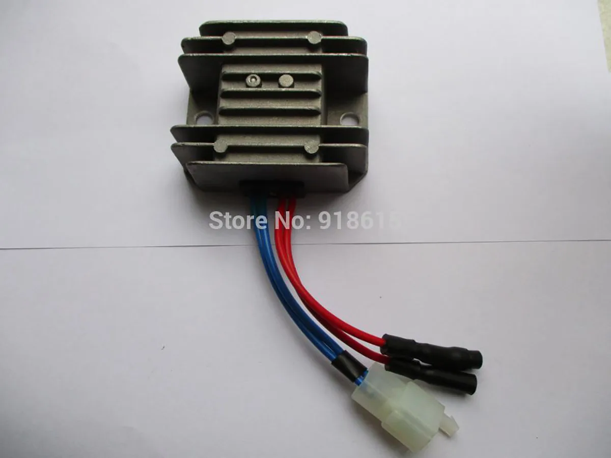 YP Z120120 RECTIFIER REGULATOR CHARGER FOUT WIRES GASOLINE ENGINE PARTS