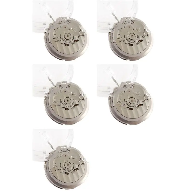 A98E-5X Japan NH70/NH70A Hollow Automatic Watch Movement 21600 BPH 24 Jewels High Accuracy Fit For Mechanical Watches