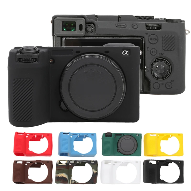 

Глянцевый мягкий силиконовый чехол для Sony чехол/A7C II/A7CR, защитная крышка для камеры, аксессуары для фотоаппарата