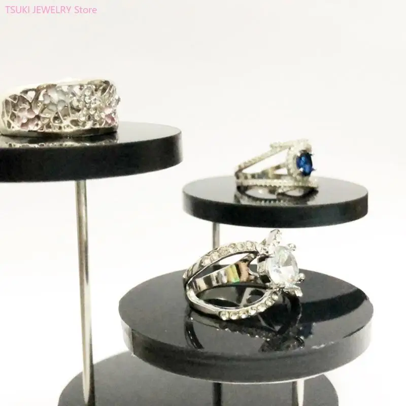 62KE Durable 3 Layer Jewelry Stand Rack Elegant Jewelry Stand Portable Adornments Jewelry Display Stand Holder