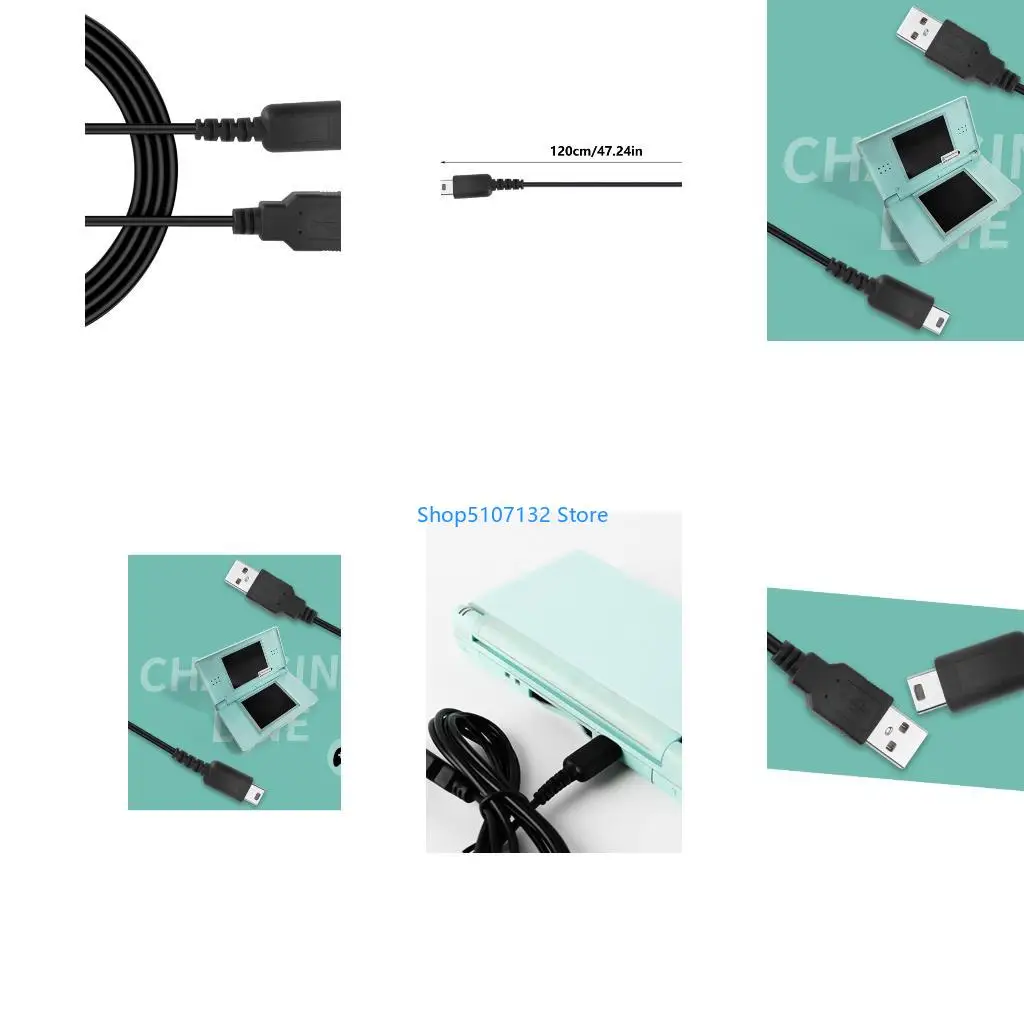 87HD Charging Cable  Wire Cord Convenience Power Supply Converter Cable for Handheld