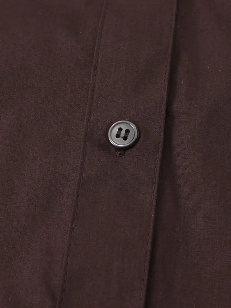 NLZGMSJ امرأة وشاح قمصان 2025 الخريف أنيقة مكتب سيدة فضفاضة أنيقة ضئيلة اليومية كم كامل القمصان اليومية #4