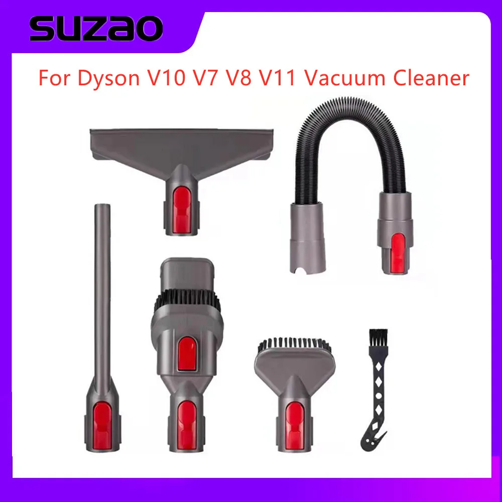 

Replacement Brushes Nozzle For Dyson V11 V10 V8 V7 Storage Bracket Vacuum Cleaner Spare Accessories Connector Hose Kit