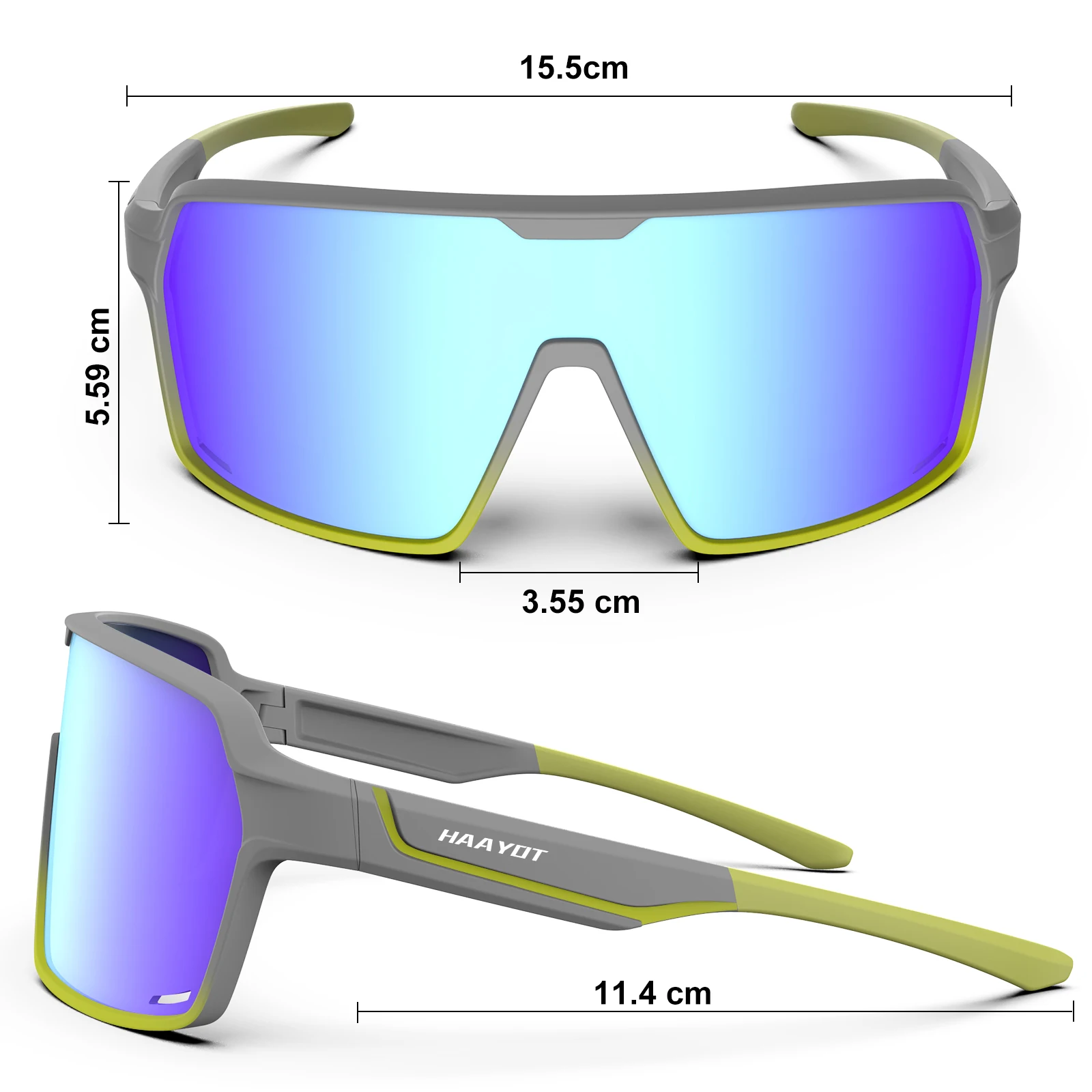 Riding Glasses Cycling Sunglasses UV400 Sports Glasses Bicycle Mountain Bike Eyewear Men's & Women’s Sunglasses Road Goggles