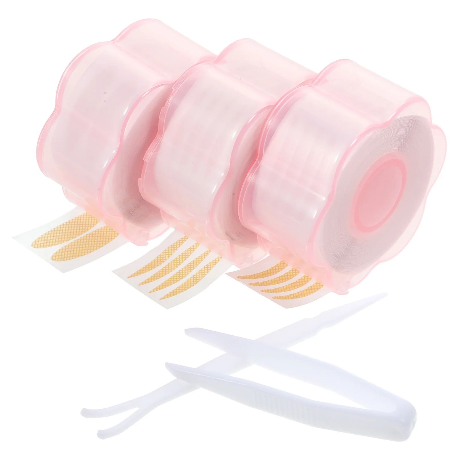 เทปติดตาสองชั้น 3 ม้วน 3 ชิ้น สำหรับยกกระชับเปลือกตาที่หย่อนคล้อย ให้ลุคธรรมชาติ ตาดูโตขึ้น อุปกรณ์แต่งหน้า