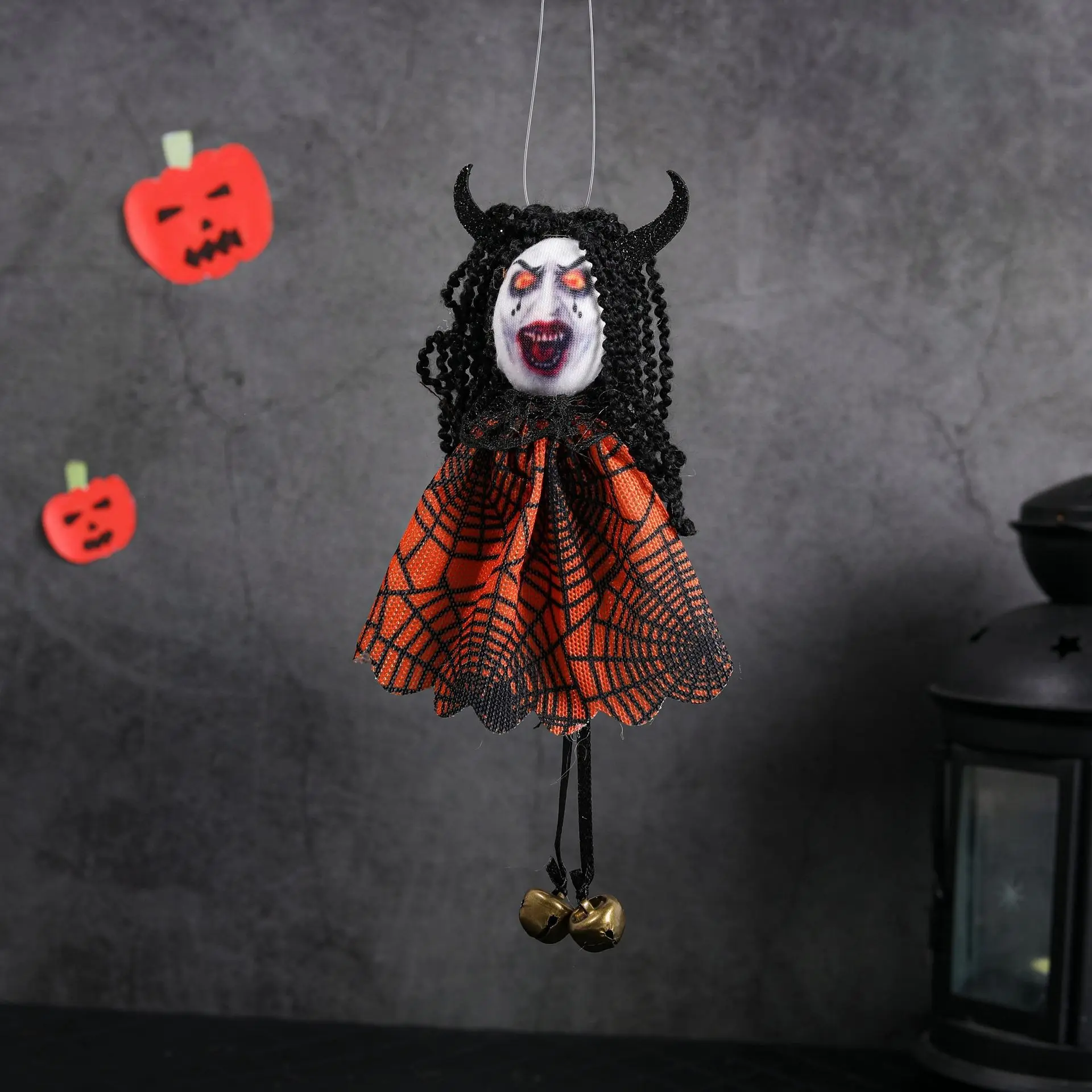 Personalità creativa moda Halloween Horror Ghost Face peluche ciondolo decorazione del partito puntelli ciondolo Halloween Pranks Toys