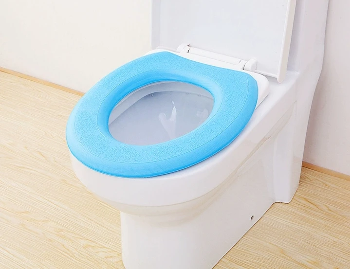 

EVA Waterproof Toilet Seat Thickened Anti Slip Toilet Seat Dirt Resistant Easy To Clean Toilet Seat Bathroom Accessories