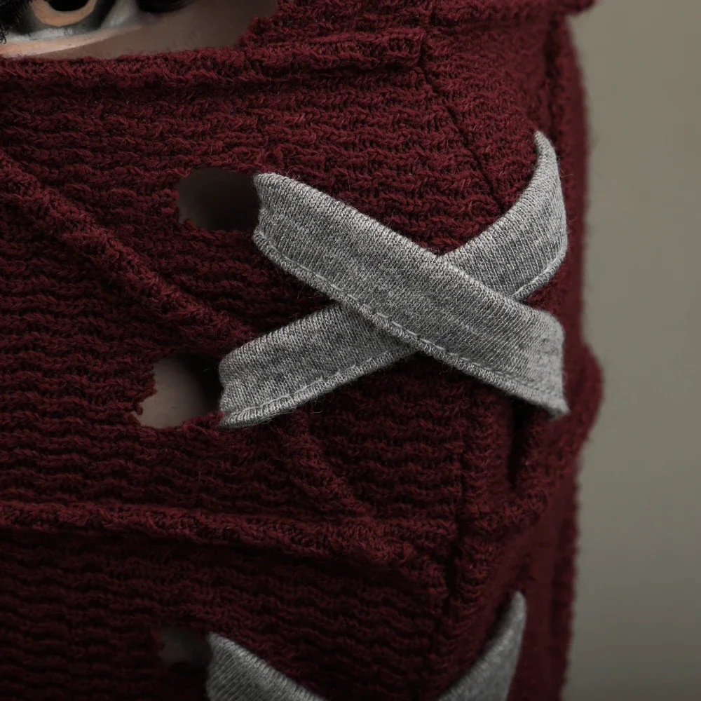 BrightBurn Red Hood Kids Cosplay Scary Horror Mask Costumes Halloween Mask Full Head Breathable Props