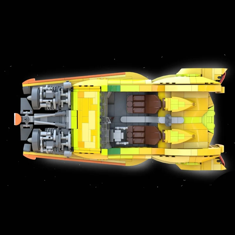 872pcs MOC XJ 6 Airspeeder UCS Star Battle UCSed Model kerstcadeau bouwstenen Monteren DIY creatief speelgoed Baksteen Verjaardag