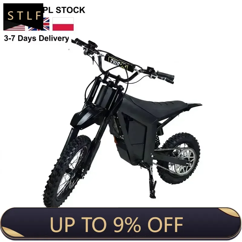 STROVAN US Warehouse Fast Ship 48V 3200W Peak Mid-Drive 150kg 60N.m Trail Adult Dirt Bike Ebike E-Bike