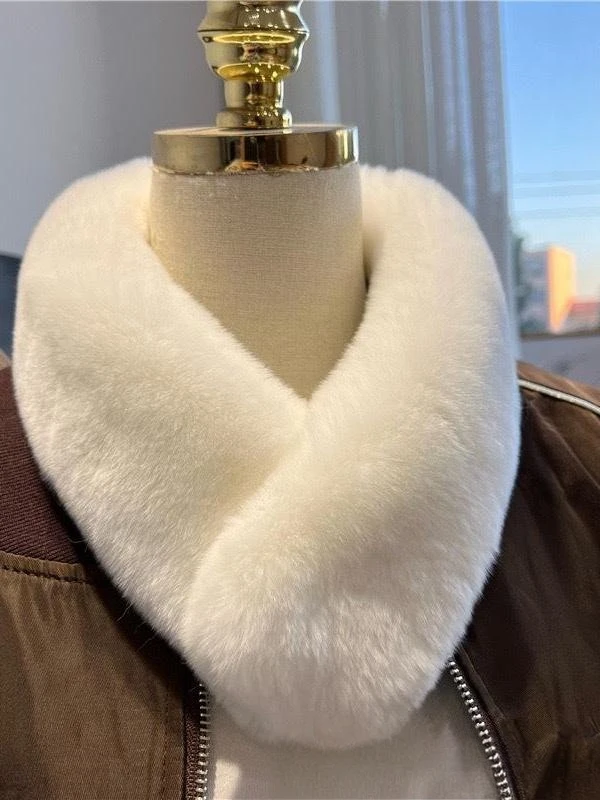 Echarpe-en-fourrure-de-lapin-double-face-boucle-magnetique-protection-du-cou-style-simple-ideale-pour-l'hiver-polyvalente-cache-cou-unisexe-decontractee