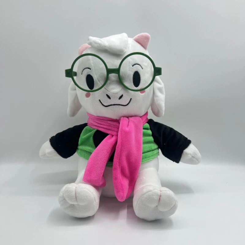 

Deltarune Game Ralsei 25cm Plush Doll Stuffed Toy Soft Plushie Sitting Doll Cute Collectible Gift for Game Fans Home Decor