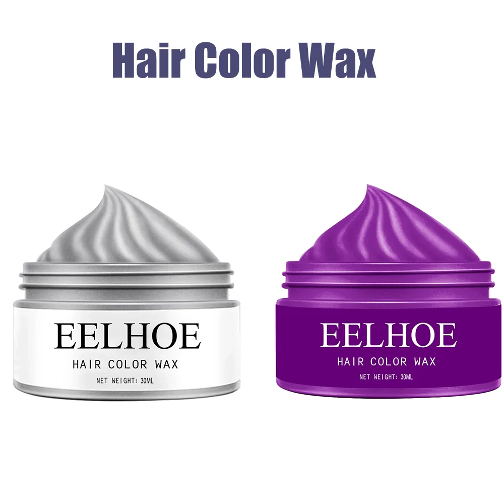 

Disposable Dyeing Temporary Hair Color Wax 30ML Instant Hair Dye Natural Matte Hair Coloring DIY Hairstyle for Cosplay Part