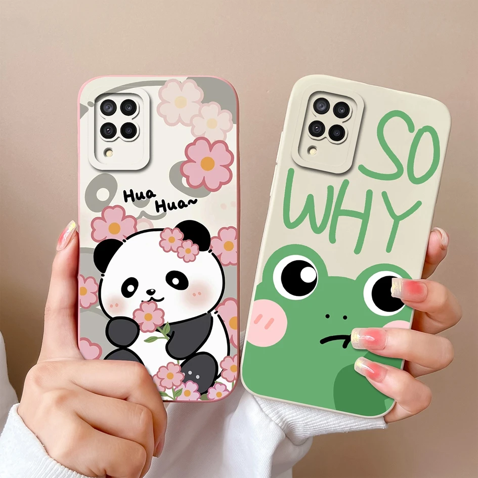 Back Cover For Samsung M12 F12 A12 Phone Case Cute Girl Boy Silicone Soft High Quality Anti Drop Shell Funda For Galaxy M12 Capa