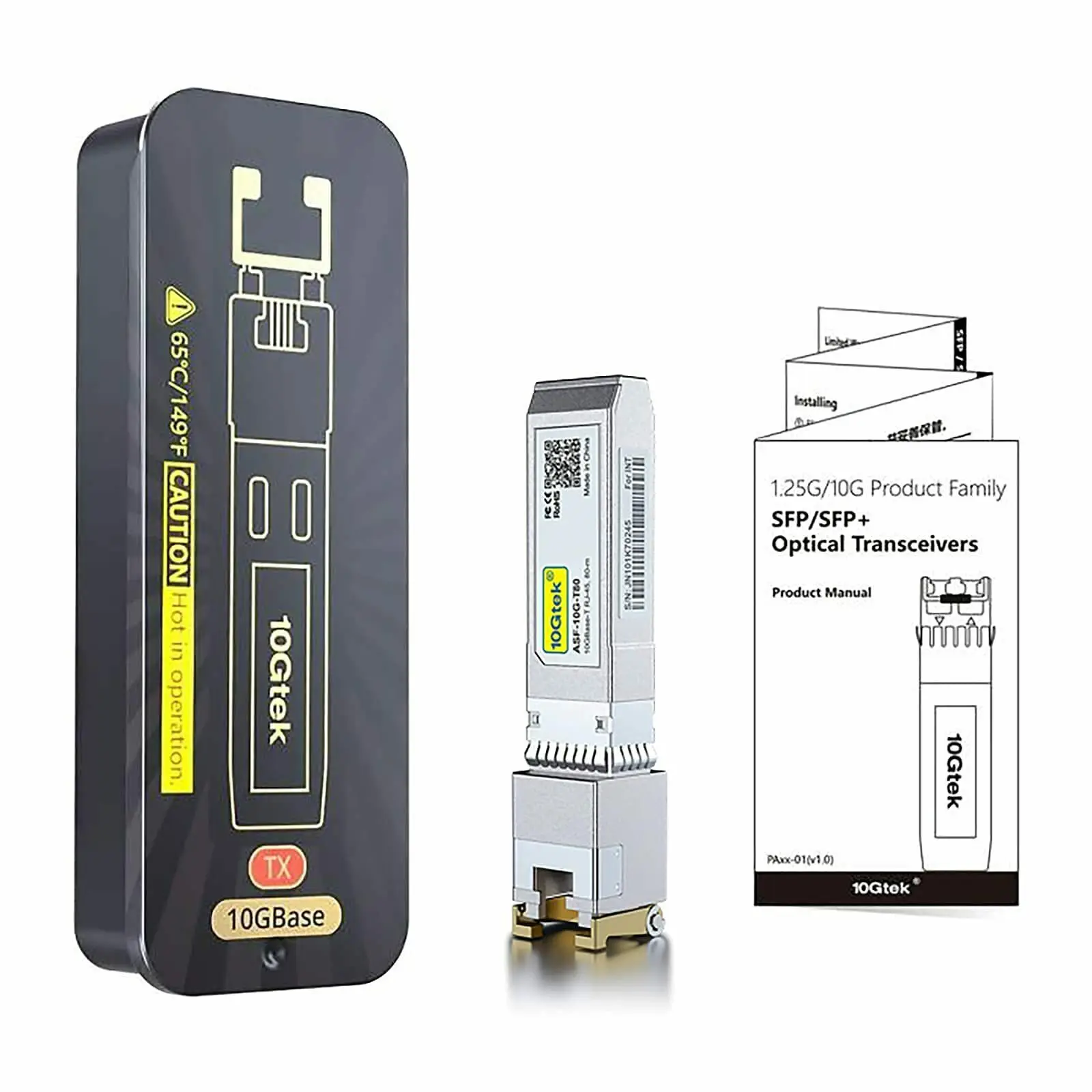 Imagem -03 - Módulo Rj45 do Transceptor de 10gbase-t Sfp Mais a Sfp Mais Cat.6a Compatível com Cisco Ubiquiti Unifi 80m