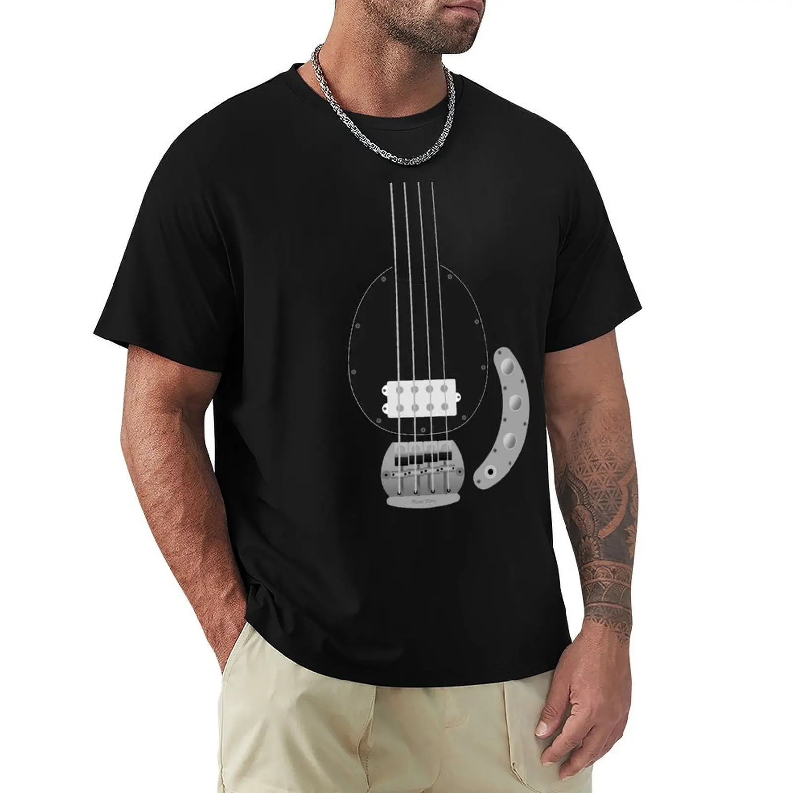

Stingray Bass T-Shirt oversized man t shirt t shirts for men cotton