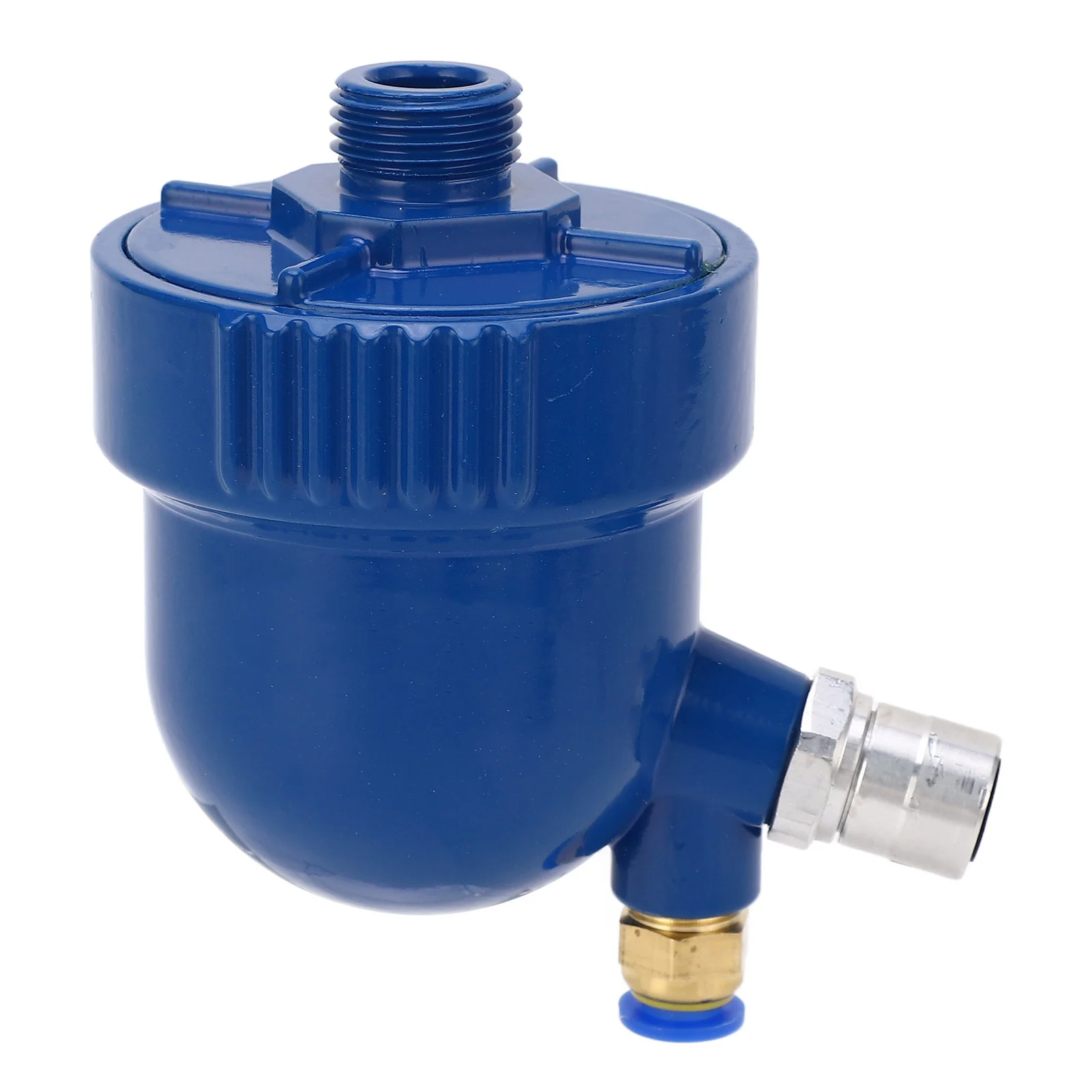 

Air Compressor Drainer Fine Filtering Aluminum Alloy Shell Energy Saving G1/2in 8mm Drainage Device