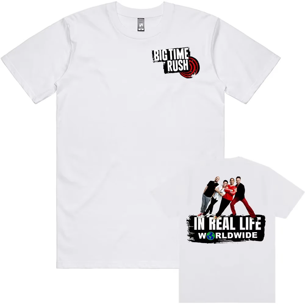 في الحياة الحقيقية في جميع أنحاء العالم وقت كبير راش تي شيرت القطن الصيف جولة الرقبة بلايز للذكور أزياء قصيرة الأكمام تي شيرت الرجال #2