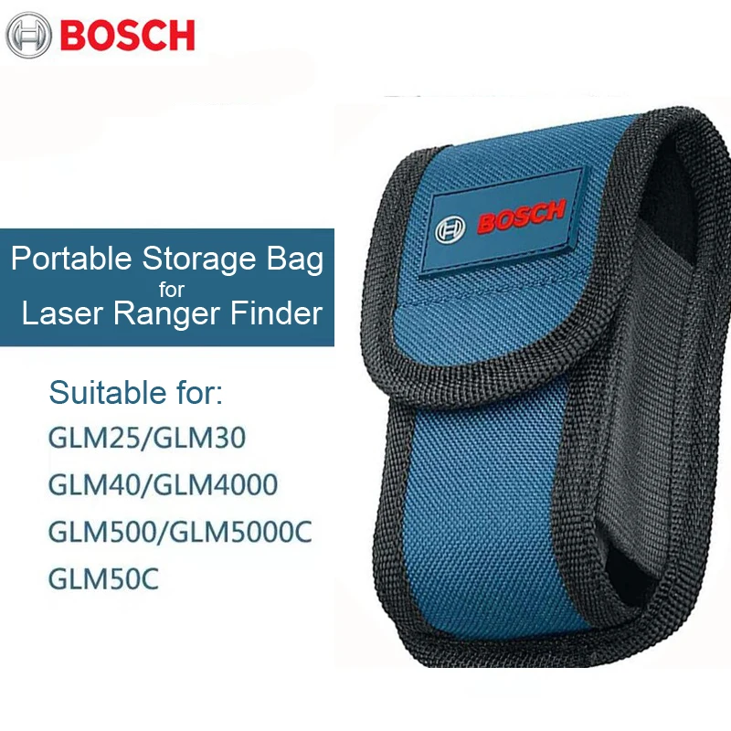 Bosch Glm40 Poeira Nylon Canvas Bolsa Laser Rangefinder Capa Protetora para Glm 25 30 40 4000 50c 500c Series Distância Medidor Níveis