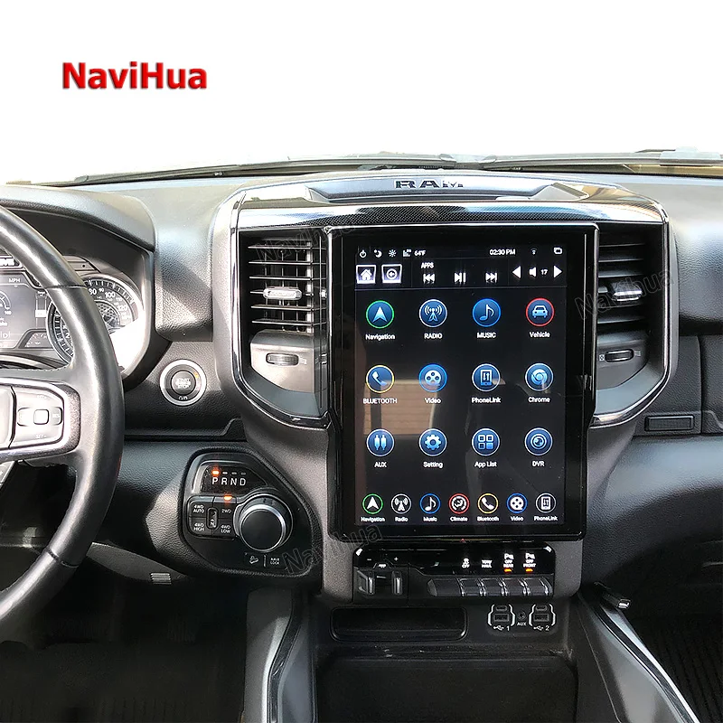 NAVIHUA  Factory Price Android Car DVD Player For Dodge For Ram Stereo Navigation New upgrade For Tesla Carplay 8 core 4G SIM