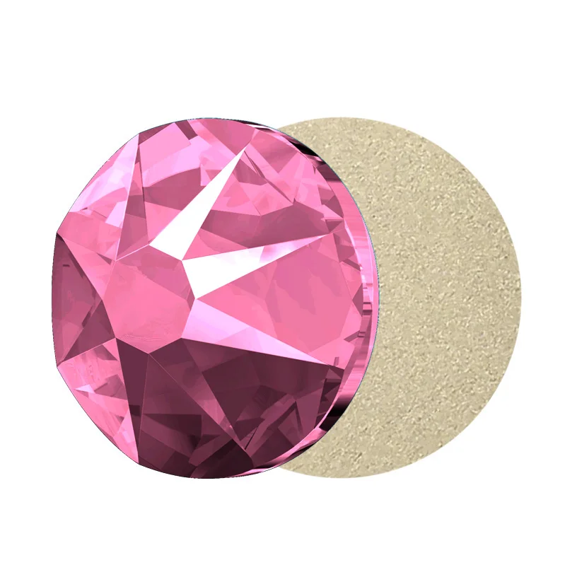 Xirius 8 big 8 small Fuchsia Crystal Non Hotfix Flatback Rhinestone For Clothing Glitter DIY Nail Art Garment Decoration