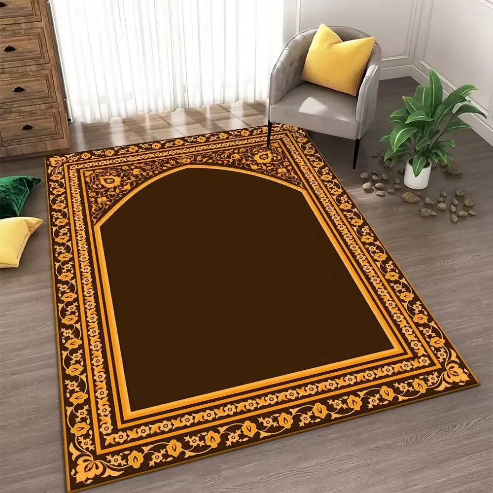 Islamic thick prayer rugs (for men). Men's prayer mats for Muslim Ramadan. Thickened and soft men's prayer mats. Portable prayer