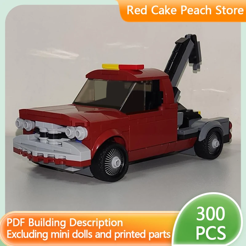 

Urban Rescue Vehicles Model MOC Building Bricks Red Tow Truck Modular Technology Children Holiday Gifts Assemble Toys Suit